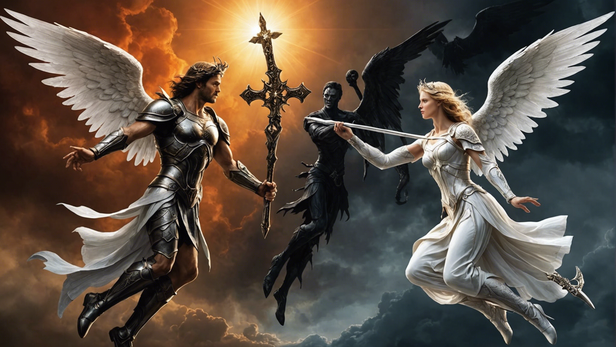 explore the key differences between angels and demons and uncover the contrasting characteristics, powers, and roles in this intriguing comparison.